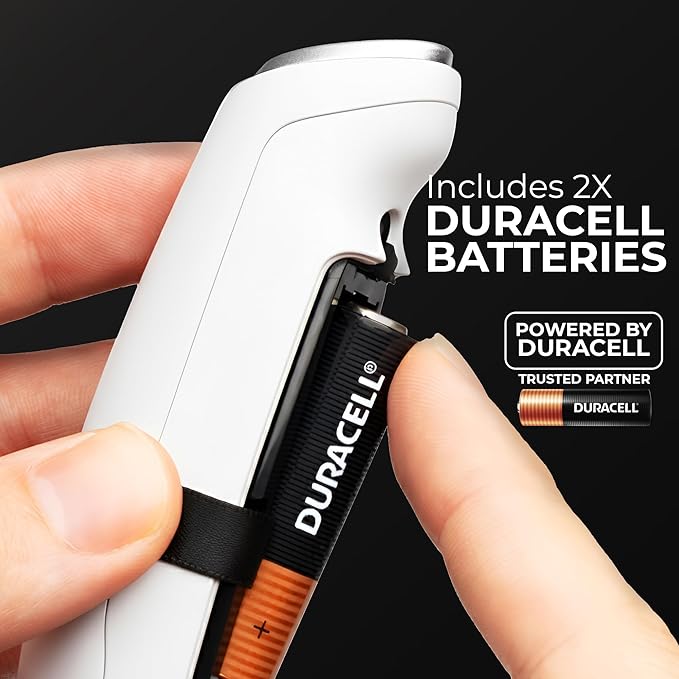 Zulay Kitchen Patented Tornado Triple Whisk Milk Frother with 4 Duracell Batteries – Handheld Foam Maker for Coffee, Lattes, Matcha & Hot Chocolate – Rich, Creamy Froth in Seconds - Blizzard White - Image 2