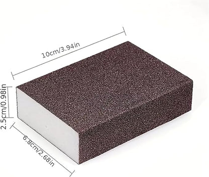 5 Powerful Pot Scrubber Cleaning Sponges, Heavy Duty Kitchen Eraser Scouring Pads, Dishwashing Oven Stove Cleaning Sponges, BBQ Grill Scrubbing Dish Cloths - Image 5