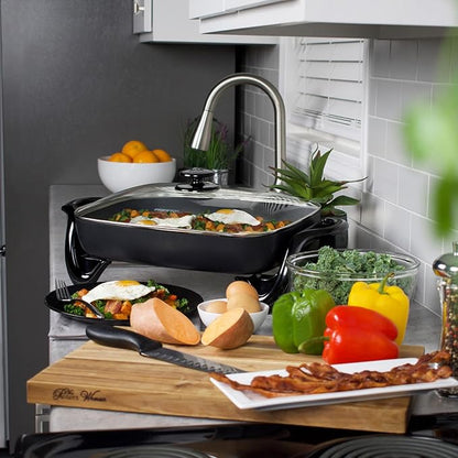 Presto 06852 16-Inch Electric Skillet with Glass Cover - Image 5