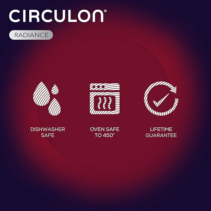 Circulon Radiance Hard-Anodized Nonstick Saucepan, Durable Nonstick Cookware, Sauce Pan with Straining Lid, 3-Quart, Gray - Image 11