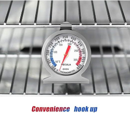 Oven Thermometer 50-300°C/100-600°F, Oven Grill Fry Chef Smoker Thermometer Instant Read Stainless Steel Thermometer Kitchen Cooking Thermometer (3Pack) - Image 4