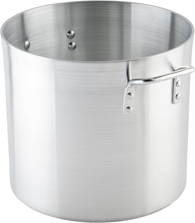 Winco Heavy-Duty Aluminum Stock Pot, 4mm, 20 Quart by Winware