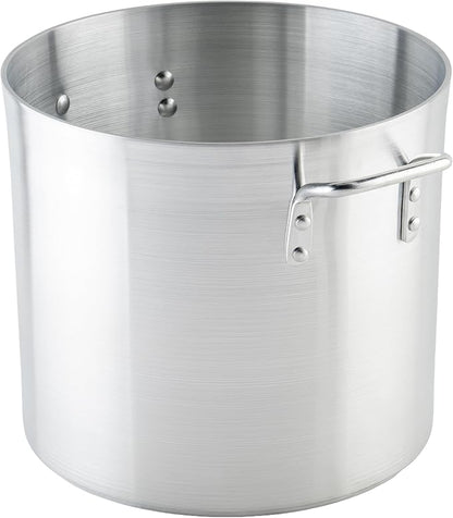 Winco Heavy-Duty Aluminum Stock Pot, 4mm, 20 Quart by Winware