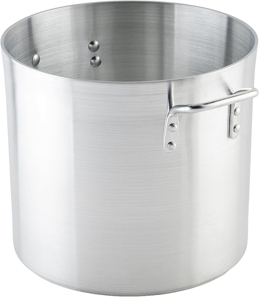 Winco Heavy-Duty Aluminum Stock Pot, 4mm, 20 Quart by Winware