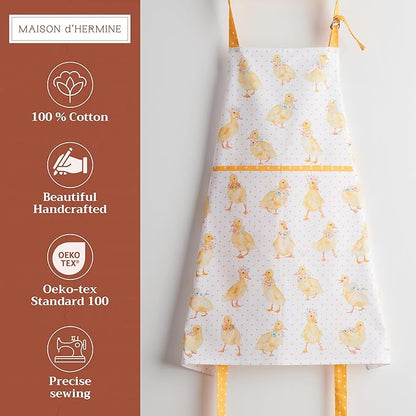 Maison d' Hermine 100% Cotton Apron for women with Pocket Kitchen Chef Apron for Men Cooking Mothers Day Gifts - Image 2