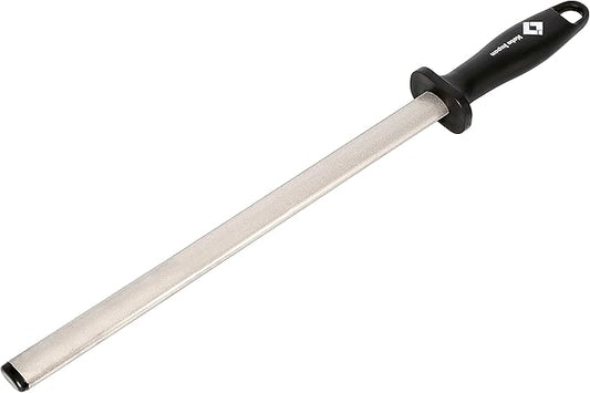 Kota Japan 12 in. Diamond Carbon Steel Professional Knife Sharpener Rod | Kitchen, Home or Hunting | Master Chef, Hunter or Home Gourmet Blade Sharpening Rod or Stick by Kota+Japan
