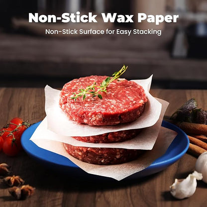Fit Meal Prep [6000 Pack] 8 x 10.75" Wax Paper Sheets for Food, Interfolded Precut Deli Pop Up Grease-Proof Sandwich Paper Wraps, Waterproof for Lunch, Food Basket, Microwave Cover, BBQ