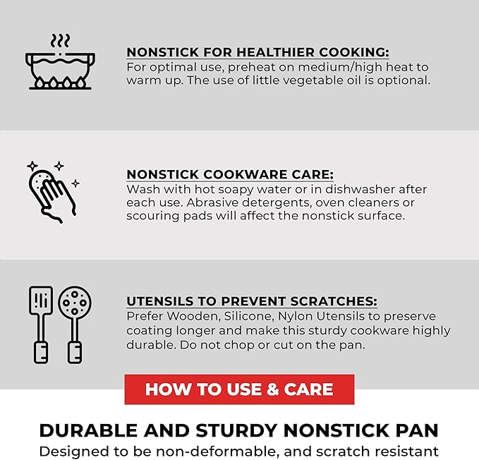 BRA COOKWARE Infinity Nonstick Frying Pan | 10.2-Inch Cast Aluminum Skillet | PFOA/PFAS Free Fry Pan | Removable Handle | All Cooktops (incl Induction) Searing Skillet | Oven Safe up to 425°F