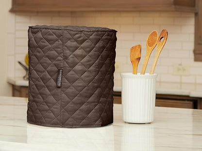 Covermates Keepsakes Stand Mixer Cover – Quilted Appliance Protector for Food Processors – Dust & Stain Resistant, Washable Slip‑On Design for Countertop Storage, Bronze