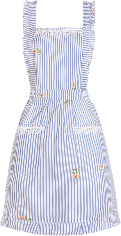 Funny Aprons for Women with Pockets, Kitchen Cooking Grilling Bbq Cute Chef Apron, Mothers Day Birthday Gifts for Women by Aoomzoon
