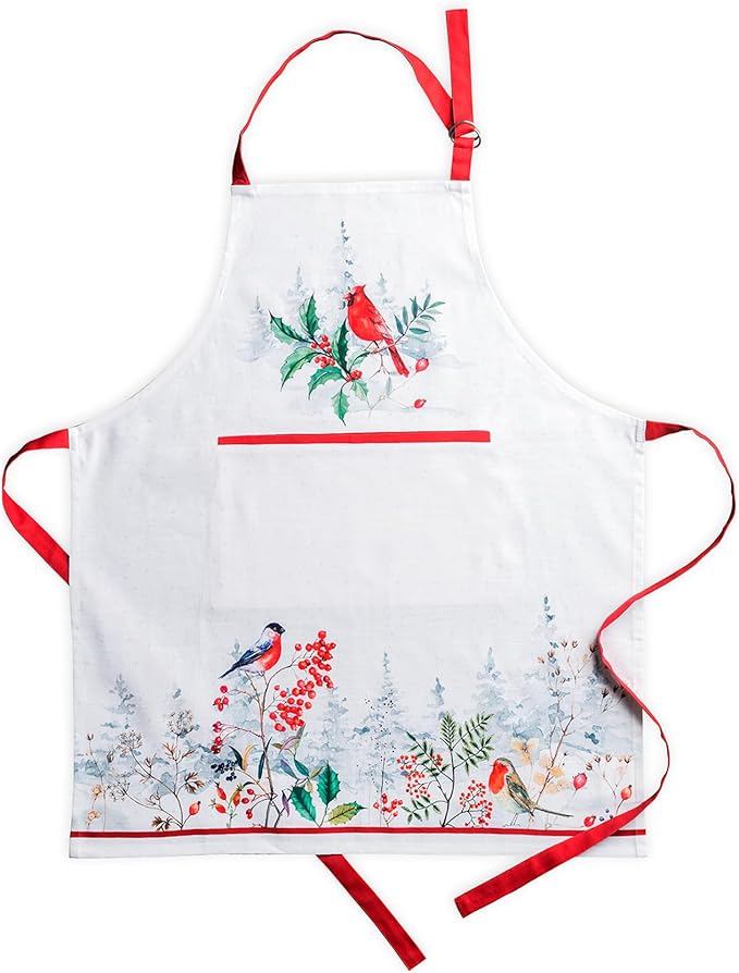 Maison d' Hermine 100% Cotton Apron for women with Pocket Kitchen Chef Apron for Men Cooking Mothers Day Gifts by MaisondHermine