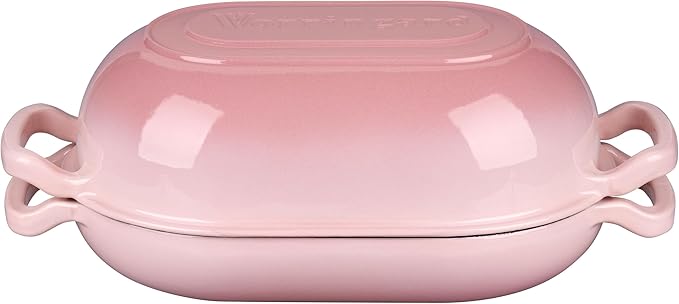 VORRINGARD Enameled Cast Iron Sourdough Bread Oven, Dutch Oven, Loaf Cast Iron Bread Pan for Homemade Bread Baking, Meatloaf Pan with Lid, 5QT, Pink - Image 7