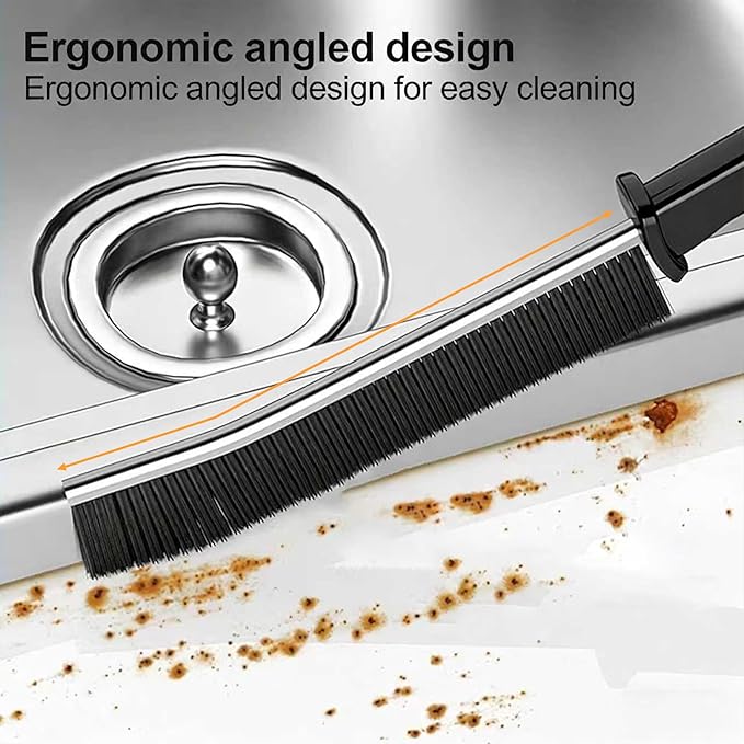 Crevice Cleaning Brush Set, Multifunctional Hard Bristle Brushes, Bathroom, Toilet, Kitchen Sink Dead Corner, Window Gap, Floor Brush, Sink, Cup (8pcs)