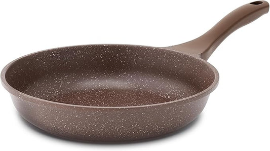 SENSARTE Nonstick Frying Pan Skillet, Omelette Pan, Healthy Stone Cookware Chef's Pan, PFOA Free, Toffee Brown (12.5 Inch) by SENSARTE
