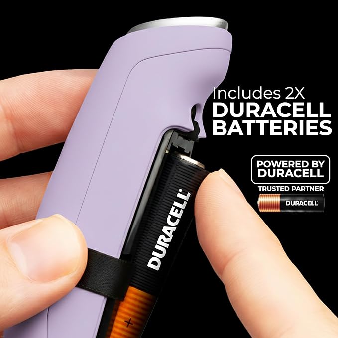 Zulay Kitchen Patented Tornado Triple Whisk Milk Frother with 4 Duracell Batteries – Handheld Foam Maker for Coffee, Lattes, Matcha & Hot Chocolate – Rich, Creamy Froth in Seconds - Lilac - Image 2
