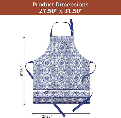 Maison d' Hermine 100% Cotton Apron for women with Pocket Kitchen Chef Apron for Men Cooking Mothers Day Gifts - Image 7