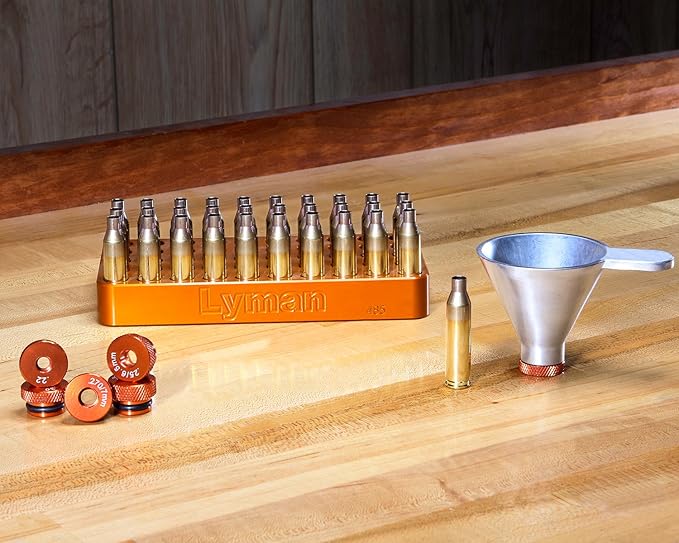 Lyman Products Brass Smith Pro Powder Funnel System, 5, Orange - Image 2