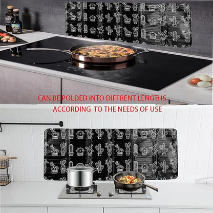 3 Sided Oil Splatter Guard - NeilBee 2Pcs Foldable Grease Splatter Screen, Splatter Shield for Stove Top Cooktop, Oil Barrier Oil Proof Plate Board for Cooking Kitchen Restaurant Use - Image 6
