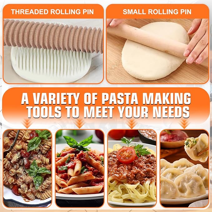 Biscuit Cutter Set, 14PCS Pastry Blender Set with Pastry Cutter, Flour Sifter, Rolling Pin, Biscuit Cutter, Dough Cutter, Powdered Sugar Shaker Duster, Fine Mesh Strainer Baking Mat for Cooking Baking - Image 3