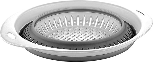 Collapsible Colanders (Strainers) for Fruit Vegetable Food Sizes 8" - 2 Quart (grey) by Unknown