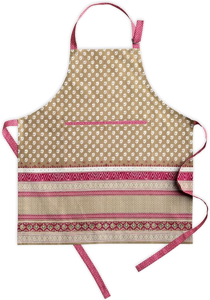 Maison d' Hermine 100% Cotton Apron for women with Pocket Kitchen Chef Apron for Men Cooking Mothers Day Gifts