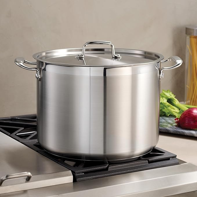 Tramontina Gourmet Stainless Steel 8-Quart Stock Pot with Lid - Image 8