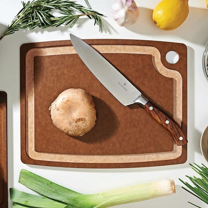 Epicurean Gourmet Series Cutting Board with Juice Groove, 14.5-Inch by 11.25-Inch, Nutmeg/Natural - Image 2