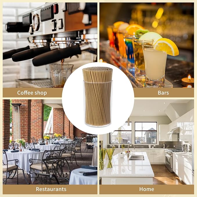 500 Pcs Gold Coffee Stirrers Holder Set Metallic Gold Coffee Stir Sticks Acrylic Stir Stick Holder Cocktail Straws Bar Straws Drink Stirrers for Coffee Bar Decor Juice Party Halloween Supplies - Image 4