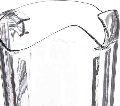 Carlisle FoodService Products 554607 Restaurant-Style SAN Plastic Pitcher, 60 oz., Clear (Pack of 6) - Image 4