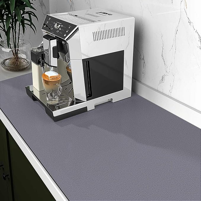WISELIFE Dish Drying Mat Super Absorbent Drying Mat Large Dish Drying Mats for Kitchen Counter Easy Clean Dish Mat Kitchen Drying Mat18"x 32" Classic Grey - Image 2