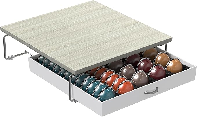 Deco Brothers Supreme Vertuoline Drawer, Holds with 30 Big or 60 Small Vertuoline Pods, Maple - Image 8