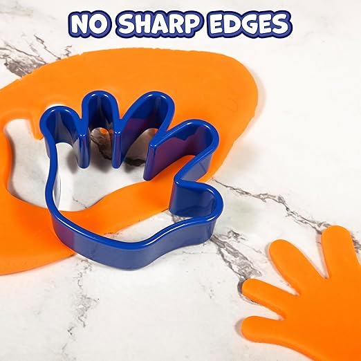 READY 2 LEARN Dough Roller and Cutters | Set of 17 | Dough Tools for Kids Ages 18m+ | Arts and Crafts Supplies for Toddlers | Roll, Cut, Mold and Play - Image 6