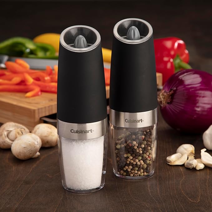 Cuisinart CSS-2424 Gravity Salt and Pepper Spice Mill with Blue LED Light, 2/3 Cup Capacity - Image 8