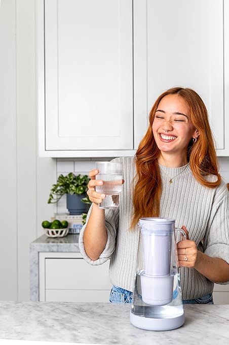 LifeStraw Home – Water Filter Pitcher, 7-Cup, Wisteria, BPA Free Designed for Everyday Protection Against Bacteria, parasites, microplastics, Lead, Mercury, PFAS, and a Variety of Chemicals - Image 5