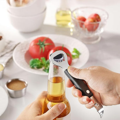 2PCS Bottle Opener, JINLIFA Stainless Steel Manual Can Punch Bottle Cap Beer Bottle Openers, Dishwasher Safe - Image 5