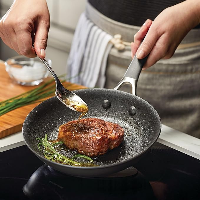 Circulon A1 Series with ScratchDefense Nonstick Induction Pots and Pans Cookware Set, Induction Cookware, Kitchen Essentials, 9-Piece, Graphite - Image 12