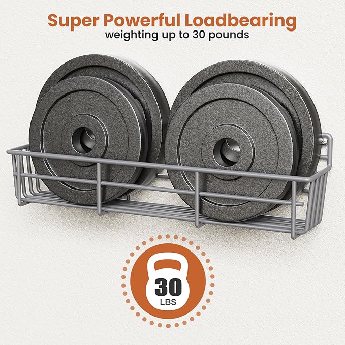 Mystozer 5 Pack Spice Rack Seasoning Organizer Wall Mount, Spice Storage Spice Rack Organizer Pantry Door Organizer Screw or Adhesive Hanging Shelf Basket Spice Organizer Shelf for Kitchen (Gray) - Image 6