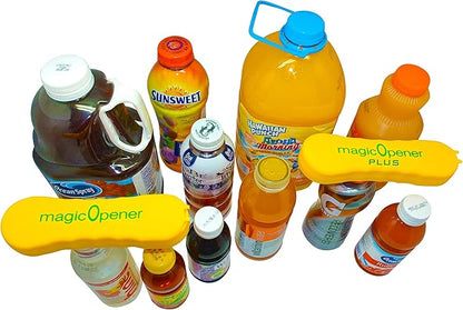 magic Opener COMBO – 1 mO MINI for small plastic caps & 1 mO PLUS for larger plastic caps See Pictures for Better Understanding – Soda Opener - Water Opener | Twist-off | Good for 16 sizes | Help Aids - Image 6