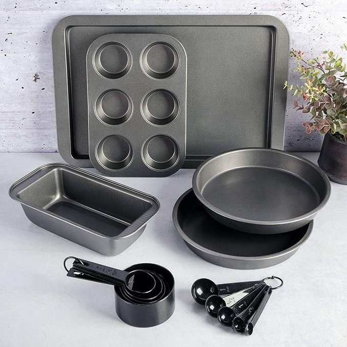Gibson Home 95 Piece Kitchen in a Box Pots and Pans Cookware, Plates and Bowls Dinnerware, Cutlery Knife Block, Flatware Utensils, Tools & Gadgets, Storage, Glasses Set - Image 3