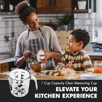 Chef Craft Select Plastic Measuring Cup, 1 Cup Capacity, Clear - Image 5