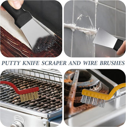 15pcs Crevice Cleaning Brush, Hard Bristle Brushes, Grout Cleaner Brush Household Cleaning Supplies, Gap Brush for Kitchen Bathroom Sink and Dead Corners - Image 3