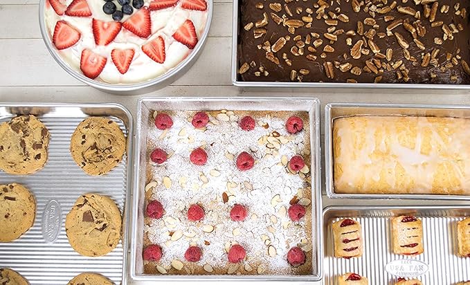 USA Pan Jelly Roll Pan, Heavy Duty Aluminized Steel, 14.1875 x 9.25, Corrugation Design May Vary - Image 4
