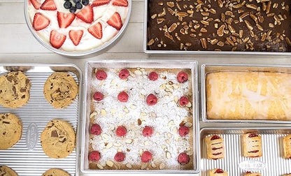 USA Pan Jelly Roll Pan, Heavy Duty Aluminized Steel, 14.1875 x 9.25, Corrugation Design May Vary - Image 4