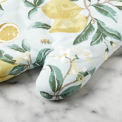 Martha Stewart Lemon Whimsy Oven Mitt 2-Pack Set, Yellow, 7"x13" - Image 4