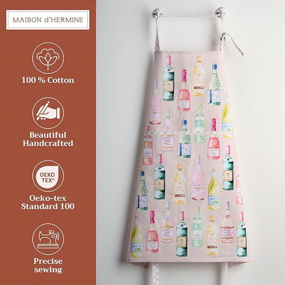 Maison d' Hermine 100% Cotton Apron for women with Pocket Kitchen Chef Apron for Men Cooking Mothers Day Gifts - Image 2