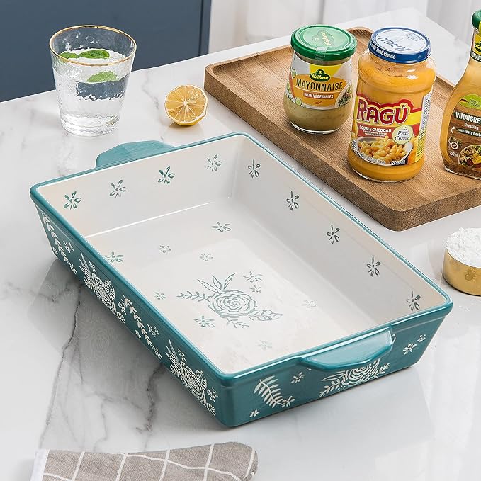 Wisenvoy Casserole Dishes For Oven Baking Dish Ceramic Casserole Dish Lasagna Pan Baking Dishes For Oven Baking Dish Set - Image 6
