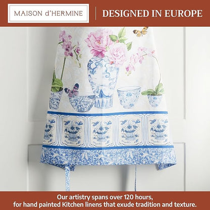 Maison d' Hermine 100% Cotton Apron for women with Pocket Kitchen Chef Apron for Men Cooking Mothers Day Gifts - Image 2