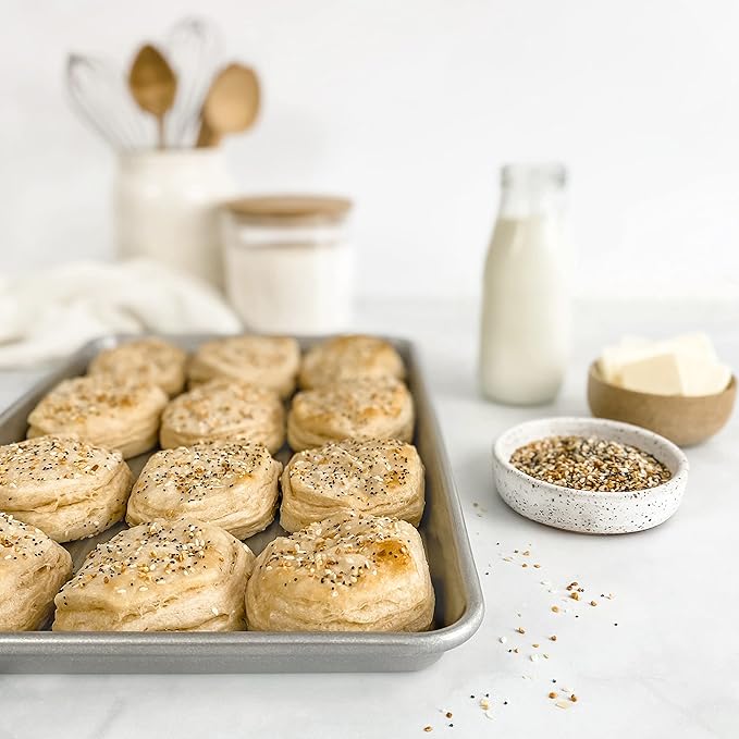 USA Pan Bakeware Half Sheet Pan, Set of 2 Baking Sheets, Aluminized Steel - Image 9