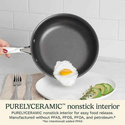 Cuisinart Chef's Classic™ Nonstick Hard Anodized 17 Piece Set w/Tempered Glass Lids - Image 3