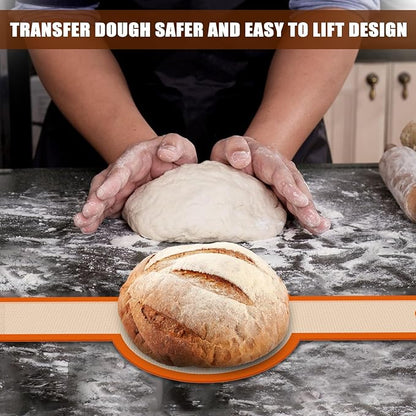 Silicone Bread Sling for Dutch Oven, Non-Stick & Easy to Clean Baking Mat Set, 2 Pcs Reusable Bread Sling for Sourdough Tools ＆ Accessories - Image 7